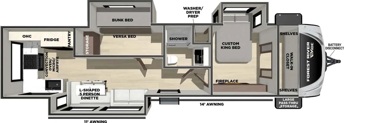 3400SB Floorplan Image